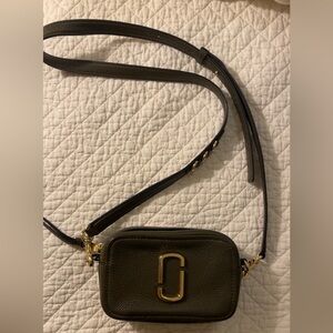 The SnapShop Marc Jacobs Green Leather Crossbody Bag